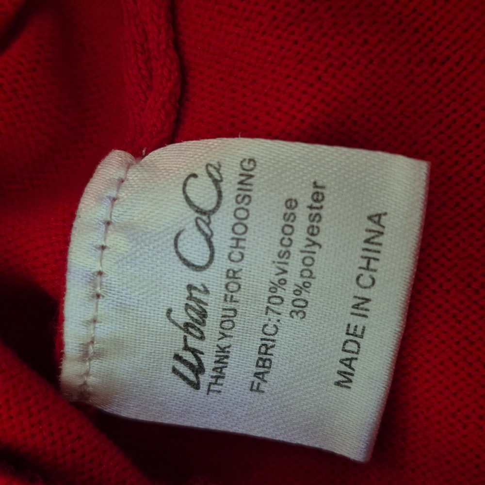 Red Button-Up Cardigan - Picture 6 of 12